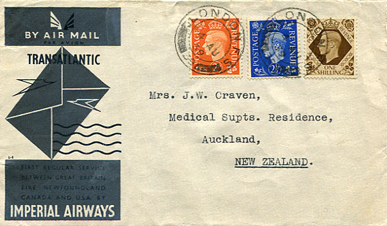 trans Atlantic to NZ