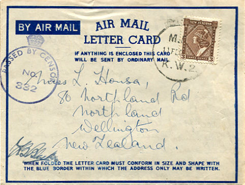 airmail letter card